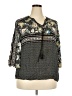 Cato 100% Rayon Gray 3/4 Sleeve Blouse Size 18 - 20 - photo 1