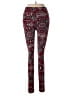Lularoe Print Burgundy Leggings One size - photo 2