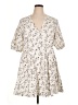 Universal Thread Print Ivory Casual Dress Size XL - photo 1