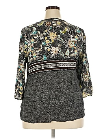 Cato 3/4 Sleeve Blouse (view 2)