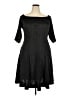 Lela Rose Black Cocktail Dress Size 18 - photo 1