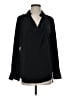 Vince. 100% Silk Black Long Sleeve Silk Top Size XS - photo 1