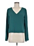 Babaton 100% Polyester Teal Long Sleeve Blouse Size M - photo 1