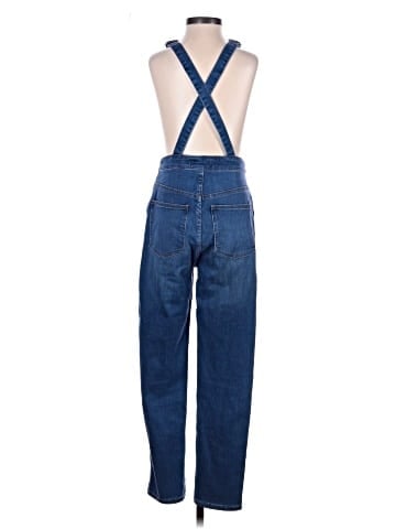 Madewell Skinny Overalls in Santiago Wash (view 2)
