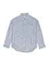 Crewcuts Chevron-herringbone Blue Long Sleeve Button-Down Shirt Size 10 - photo 1