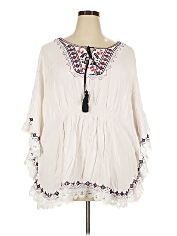 Indigo Thread Co. 3/4 Sleeve Blouse (view 1)