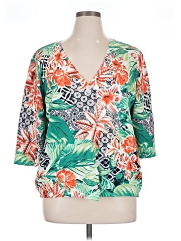 Cj Banks 3/4 Sleeve Blouse (view 1)