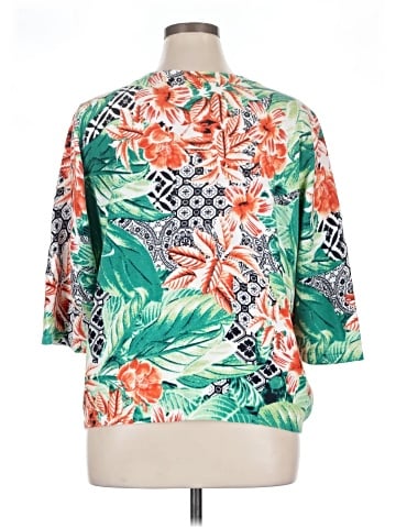 Cj Banks 3/4 Sleeve Blouse (view 2)