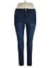 Jones New York Solid Blue Jeans Size 16 - photo 1