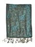 Pashmina Paisley Teal Scarf One size - photo 2
