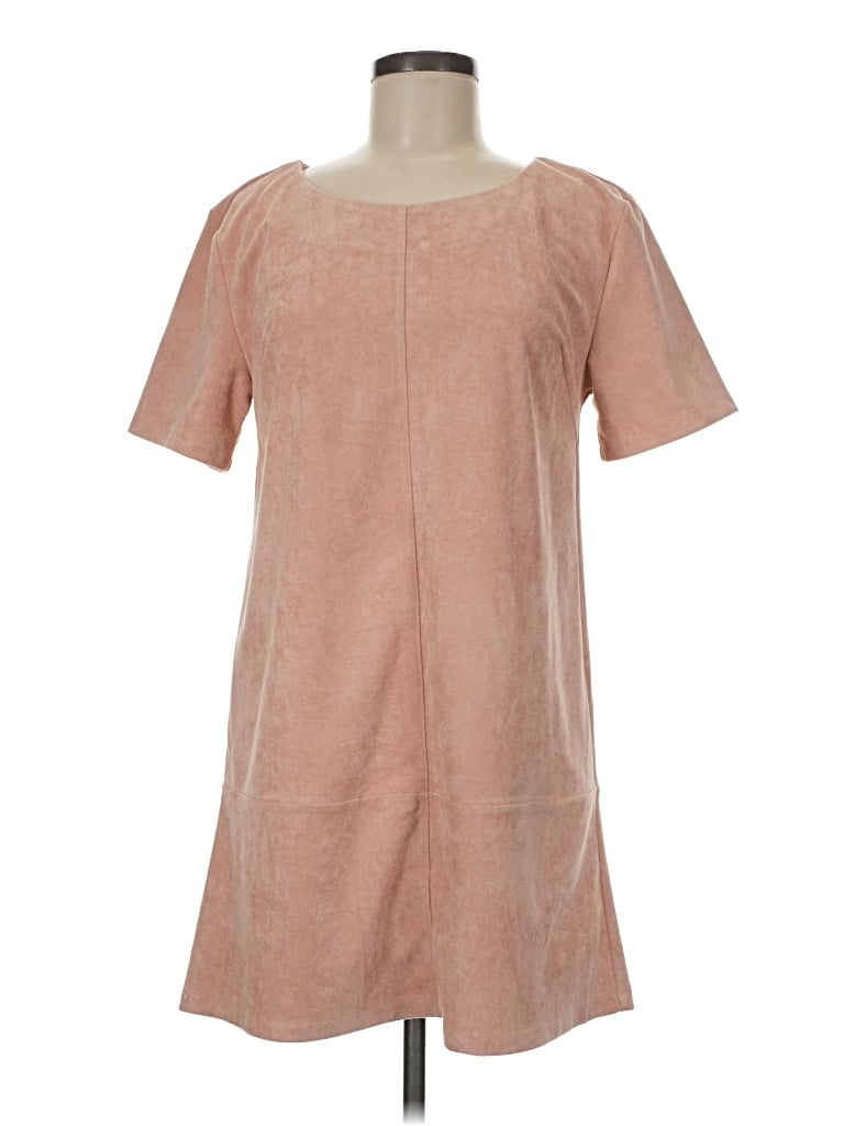 Pre-owned Bishop + Young Casual Dress In Tan