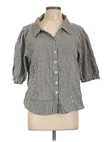Heroes & Dreamers 3/4 Sleeve Button-Down Shirt (view 1)