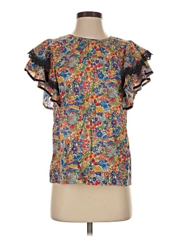 Liberty Art Fabrics for J.Crew Short Sleeve Blouse (view 1)