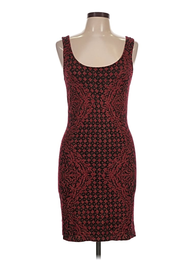 Pre-owned Rock & Republic Cocktail Dress In Burgundy