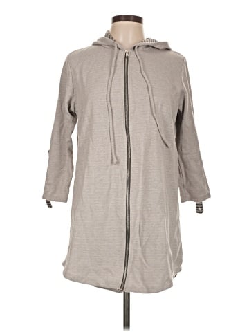 Blue Caribbean Zip Up Hoodie (view 1)