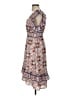 Max Studio 100% Polyester Paisley Orange Brown Cocktail Dress Size S - photo 5