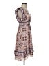 Max Studio 100% Polyester Paisley Orange Brown Cocktail Dress Size S - photo 4