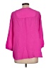Britt Ryan 100% Silk Pink 3/4 Sleeve Silk Top Size L - photo 2
