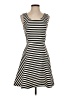 Express Stripes Black Casual Dress Size S - photo 1