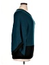 Alfani Color Block Teal Poncho Size XL - photo 4