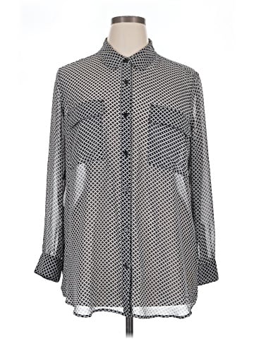 a.n.a. A New Approach Long Sleeve Blouse (view 1)