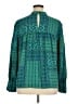 Ann Taylor LOFT 100% Polyester Green 3/4 Sleeve Blouse Size XL - photo 2