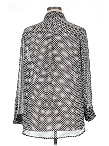 a.n.a. A New Approach Long Sleeve Blouse (view 2)