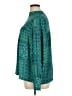 Ann Taylor LOFT 100% Polyester Green 3/4 Sleeve Blouse Size XL - photo 5