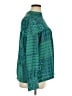 Ann Taylor LOFT 100% Polyester Green 3/4 Sleeve Blouse Size XL - photo 4