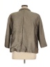Eileen Fisher 100% Silk Gray Silk Blazer Size XL - photo 2