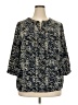 Talbots Outlet Blue 3/4 Sleeve Blouse Size 2X - photo 1