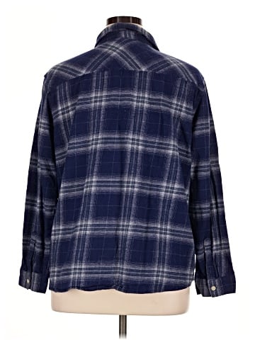 a.n.a. A New Approach 3/4 Sleeve Button-Down Shirt (view 2)