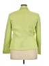 Le Suit 100% Polyester Green Blazer Size 18 - photo 2