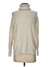Aqua 100% Cashmere Color Block Ivory Cashmere Pullover Sweater Size S - photo 1
