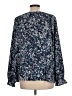 Jessica Simpson Blue Long Sleeve Blouse Size L - photo 2