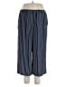 Signature 100% Polyester Stripes Blue Casual Pants Size XL - photo 1