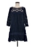 Holding Horses Blue 3/4 Sleeve Top Size M - photo 1