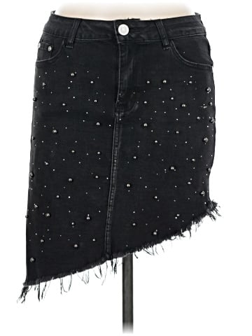 Bill Blass Denim Skirt (view 1)