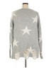 Andree by UNIT 100% Acrylic Stars Silver Pullover Sweater Size 2X - photo 2