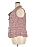 Merona Tweed Burgundy Sleeveless Blouse Size 20 - photo 5
