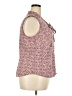 Merona Tweed Burgundy Sleeveless Blouse Size 20 - photo 4