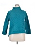 T by Talbots 100% Cotton Teal Sweatshirt Size XL - photo 1