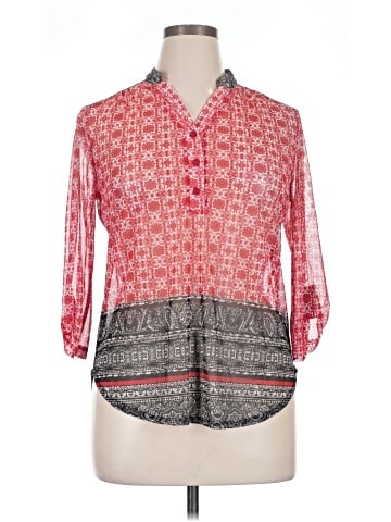 Perseption Concept 3/4 Sleeve Blouse (view 1)