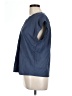 Bobeau Blue Short Sleeve Blouse Size L - photo 5