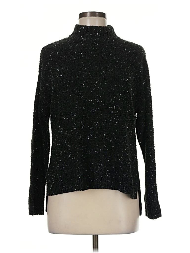 Pre-owned Susina Turtleneck Sweater In Black