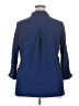 White Stag Blue 3/4 Sleeve Button-Down Shirt Size 20 - photo 2