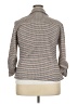 Fashion 100% Polyester Chevron-herringbone Gray Blazer Size 2X - photo 2