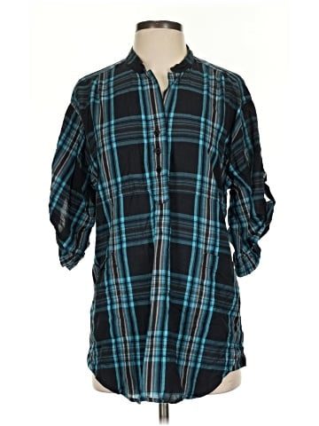 French Connection 3/4 Sleeve Button-Down Shirt (view 1)