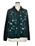 Koret 100% Polyester Teal Cardigan Size 3X - photo 1