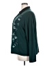 Koret 100% Polyester Teal Cardigan Size 3X - photo 5